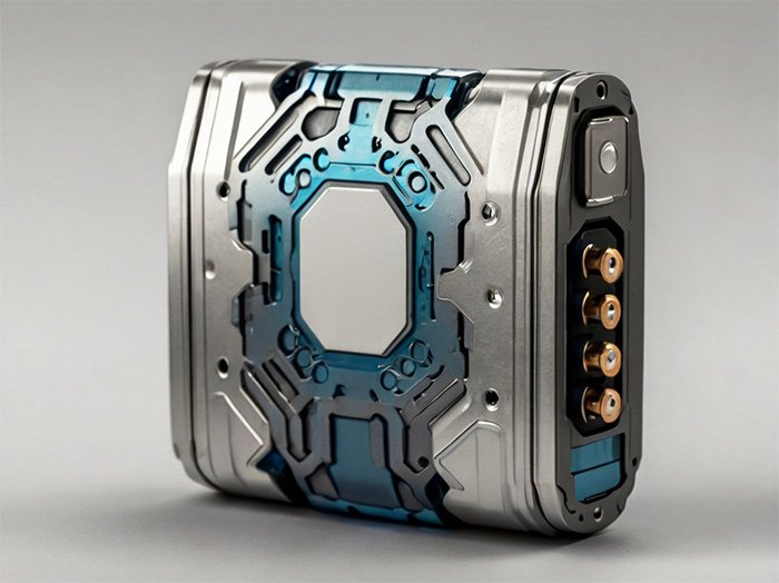 Futuristic battery concept art generated