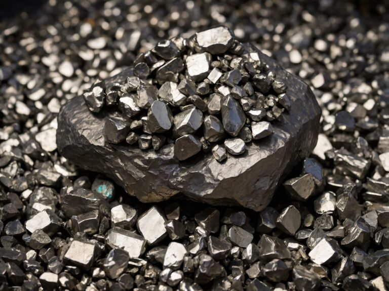 Raw nickel ore image generated by AI